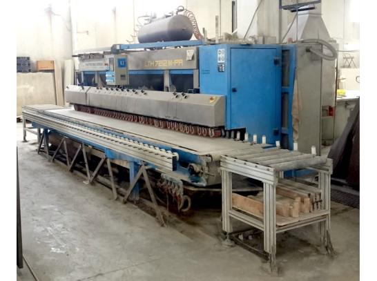 Used Bullnose edge polisher Marmo Meccanica LTH 7212 - Side view