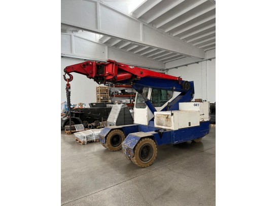 Used electric self-propelled crane Galizia G120E - Frontal view