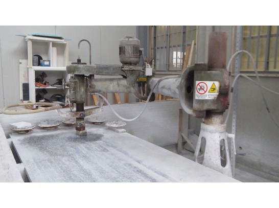 Used radial arm polisher -Mordenti A 135 - Side